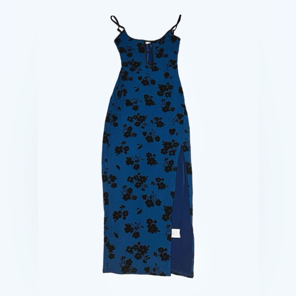 ✨Stella Laguna Beach Elegant Blue Floral Women's Dress✨